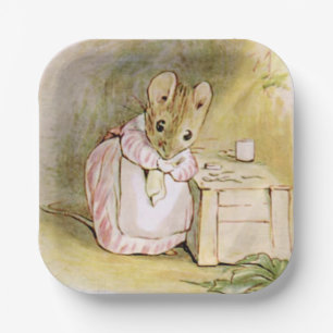 Beatrix Potter Lady Mouse Paper Plates
