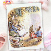 Beatrix Potter Mummy and Twins from Benjamin Bunny