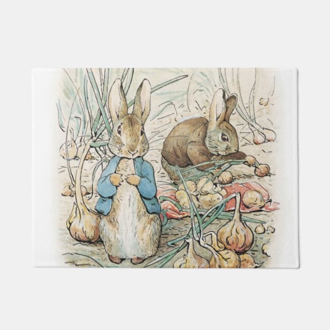 Beatrix Potter Peter Rabbit And Benjamin Bunny Doormat (Front)