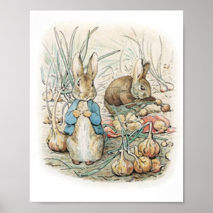 Beatrix Potter Peter Rabbit And Benjamin Bunny Poster