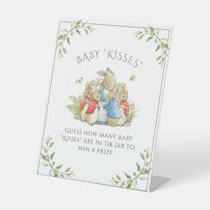 Beatrix Potter Peter Rabbit Baby Shower Game Pedestal Sign