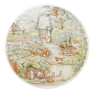 Beatrix Potter Peter the Rabbit and Friends Ceramic Knob