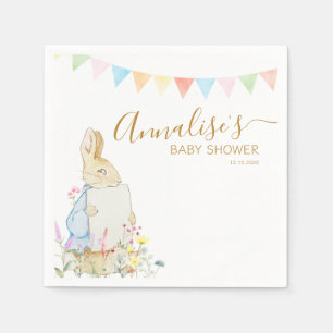 Beatrix Potter Peter the Rabbit Baby Shower Napkin