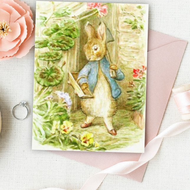 Beatrix Potter Peter the Rabbit In the Garden Postcard (Creator Uploaded)