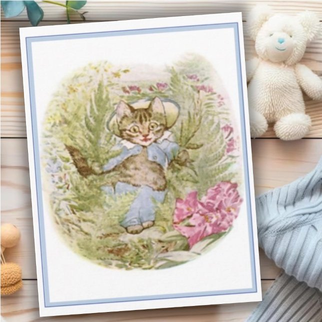 Beatrix Potter Tale of Tom Kitten Note Card (Creator Uploaded)