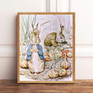 Beatrix Potter The Tale of Benjamin Bunny Peter Poster