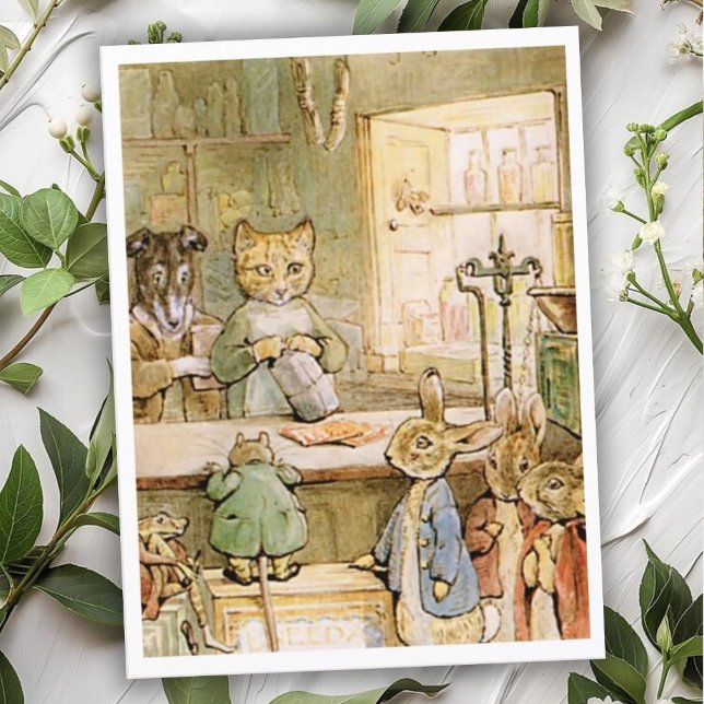 Beatrix Potter The Tale of Ginger and Pickles Postcard (Creator Uploaded)