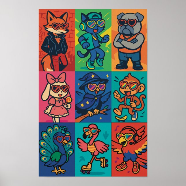 Beats and Beasts Poster (Front)
