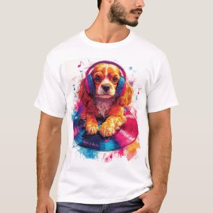 Beats & Barks - Cocker Spaniel Music T-Shirt