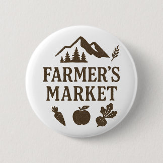 Beats Carrot Apple Farmers Market 6 Cm Round Badge