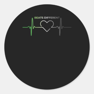 Beats Different3 Classic Round Sticker