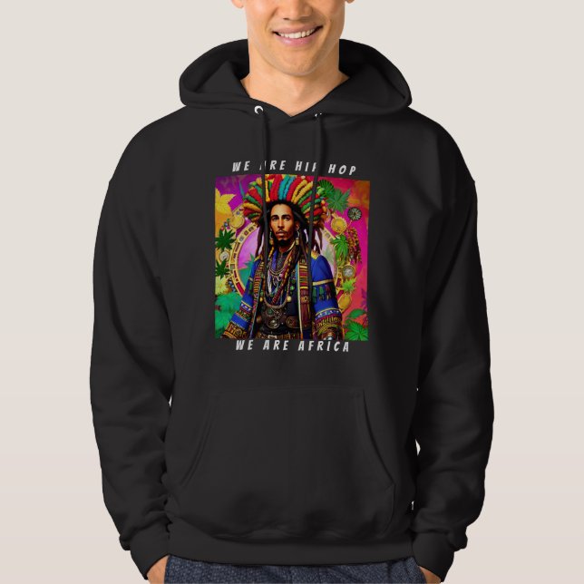 Beats of Africa Hip Hop Inspired Hoodie (Front)