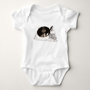BEATS SKILL LYRICS RECORD PLAYER BABY BODYSUIT