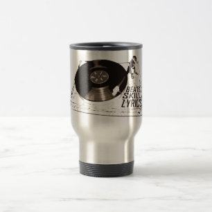BEATS SKILL LYRICS RECORD PLAYER TRAVEL MUG