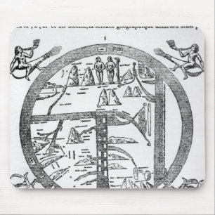 Beatus of Turin mappamundi Mouse Mat