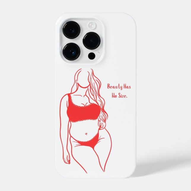 Beaty has no size.  iPhone case (Back)