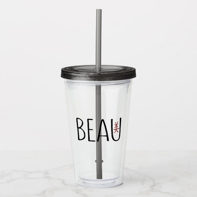 Beau Acrylic Tumbler (Front)