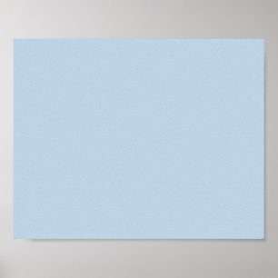 Beau blue  (solid color)  poster