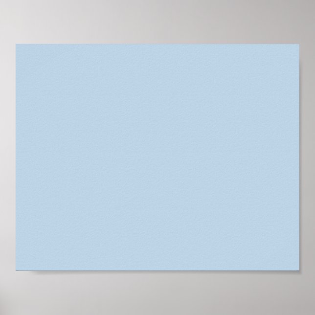 Beau blue  (solid color)  poster (Front)