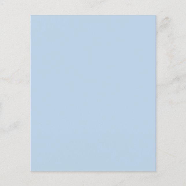 Beau blue  (solid colour)  (Front)