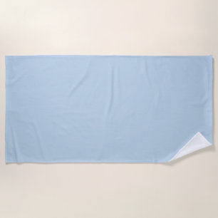 Beau blue (solid colour) beach towel