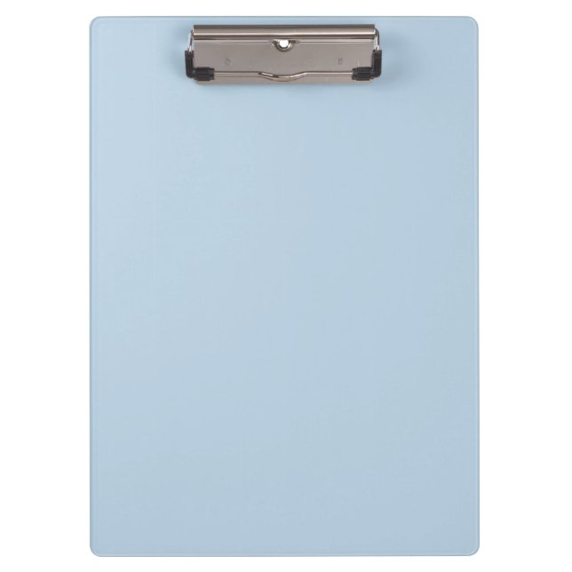 Beau blue  (solid colour)  clipboard (Front)