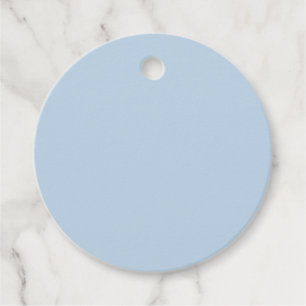 Beau blue (solid colour) favour tags