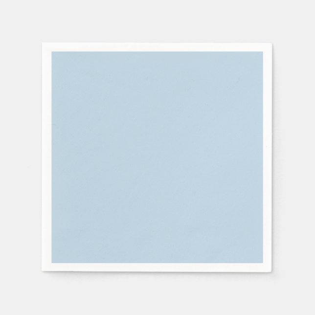Beau blue  (solid colour)  napkin (Front)