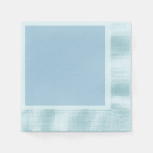 Beau blue  (solid colour)  napkin
