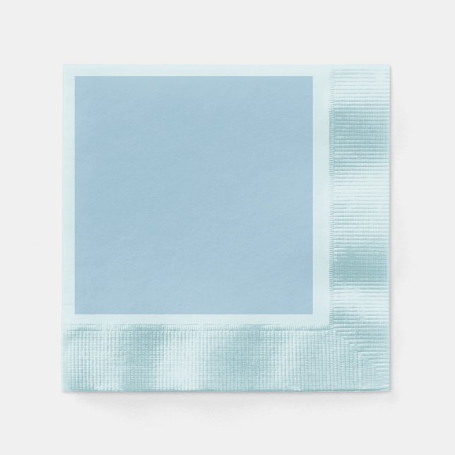 Beau blue  (solid colour)  napkin (Front)