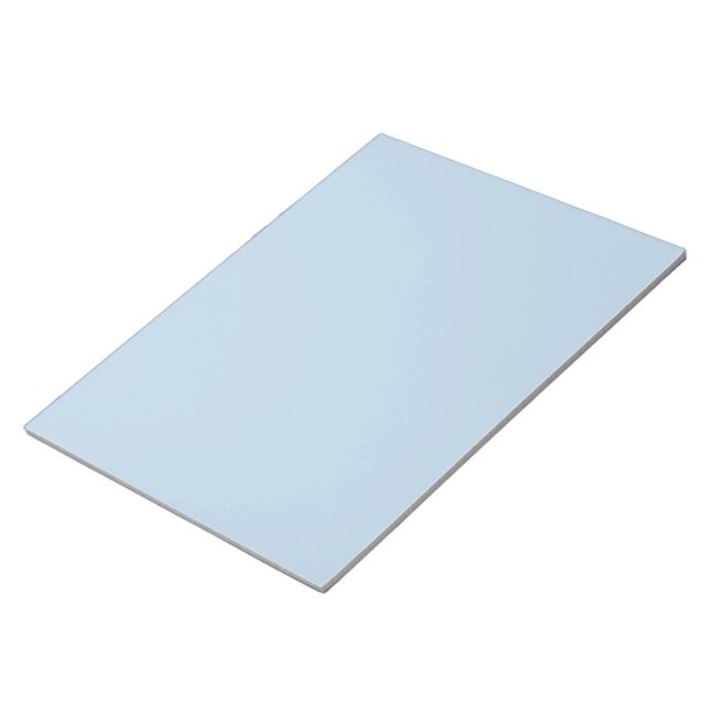 Beau blue  (solid colour)  notepad (Angled)