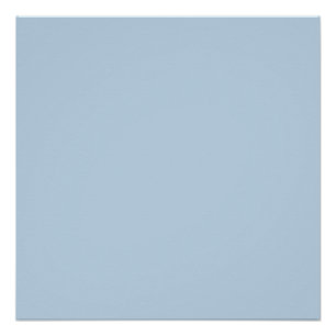 Beau blue  (solid colour)  poster