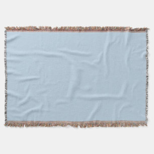 Beau blue (solid colour) throw blanket