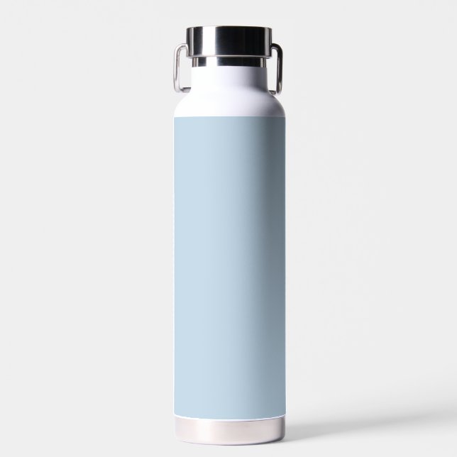 Beau blue  (solid colour) water bottle (Front)