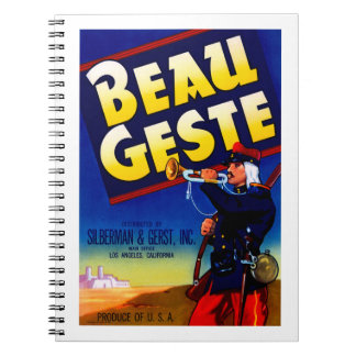 Beau Geste Label Notebook