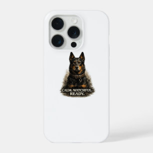 Beauceron – Calm Watchful Ready iPhone 15 Pro Case