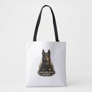 Beauceron – Calm Watchful Ready Tote Bag