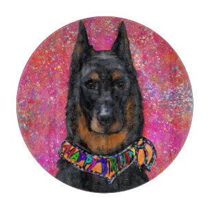 Beauceron cutting board