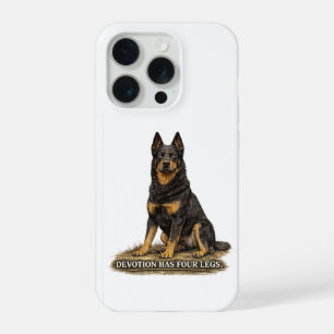 Beauceron – Devotion Has Four Legs Dog iPhone 15 Pro Case