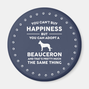 Beauceron Dog Breed Adoption Happiness Magnet