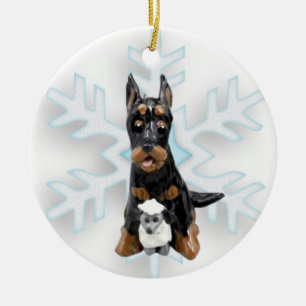 Beauceron Dog Christmas ornament