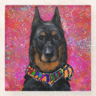 Beauceron                       glass coaster