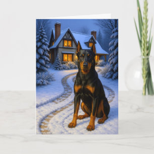 Beauceron Holiday Card