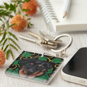 Beauceron key ring