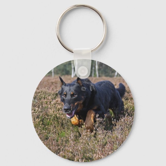 Beauceron Key Ring (Front)