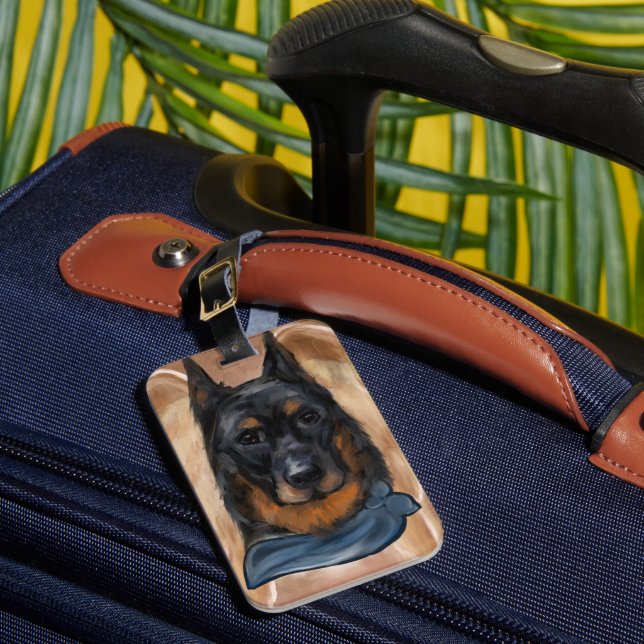 Beauceron                       luggage tag (Front Insitu 1)