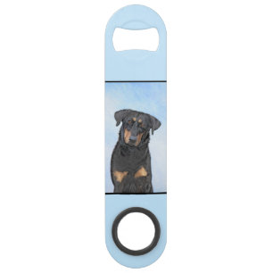 Beauceron Painting - Cute Original Dog Art
