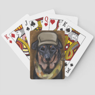Beauceron playing cards