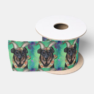 Beauceron satin ribbon