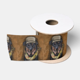 Beauceron satin ribbon